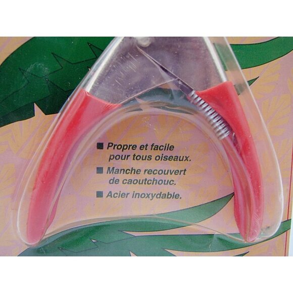 2002 Nail Claw Trimmers Birds Coupe-ongle Steel Rubber Coated Handles Penn Plax - Picture 4 of 11
